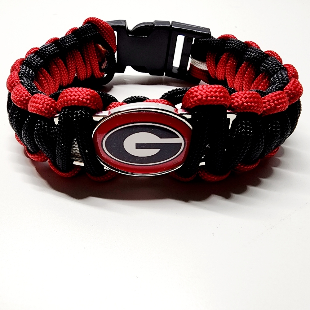 Georgia Bulldogs Charm Bracelet Wristband